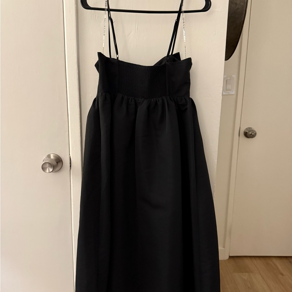 Sachin & Babi | Sloane Taffeta Double-Bow Pleated
Midi Dress - Picture 3 of 8